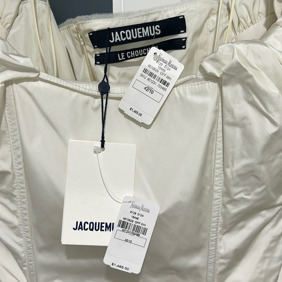 Jacquemus White Mini Dress NWT - Picture 2 of 6